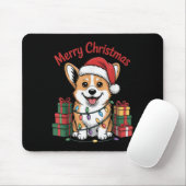 Niedlich Pembroke Welsh Corgi Weihnachts Funny Dog Mousepad (Mit Mouse)