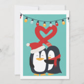 Niedlich Penguin Couple Personalisiert Weihnachten (Vorderseite)