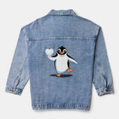 Niedlich Penguin Lover Jeansjacke (Rückseite)