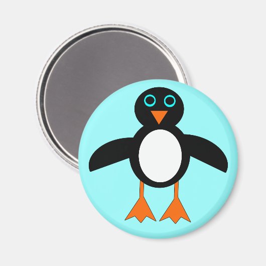 Niedlich Penguin Magnet (Vorderseite/Rückseite)
