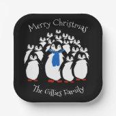 Niedlich Penguin Party Teller (Vorderseite)