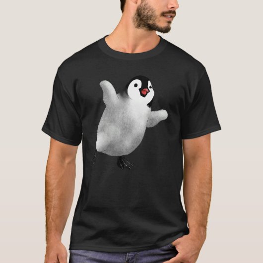 Niedlich Penguin Penguin Happy Penguin T-Shirt (Vorderseite)