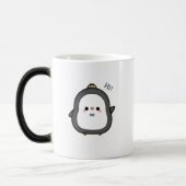 Niedlich Penguin Sprichwort Hi! Tasse (Links)