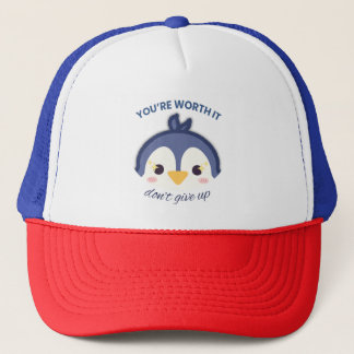 Niedlich Penguin Trucker Hat Cap Kawaii Truckerkappe