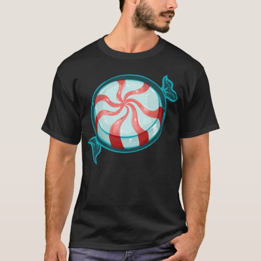 Niedlich Peppermint Candy T-Shirt (Vorderseite)