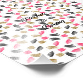 Niedlich "Perfect is langweilig" Anführungsstriche Fotodruck (Ecke)