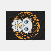 Niedlich Persische Katze Anime Kitten Leukämie Bew Fleecedecke (Vorderseite (Horizontal))