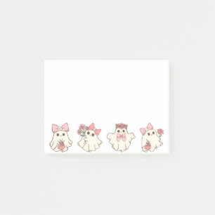 Niedlich Personalisiert Boo Ghost Halloween Post-it Klebezettel