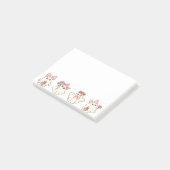 Niedlich Personalisiert Boo Ghost Halloween Post-it Klebezettel (angewinkelt)