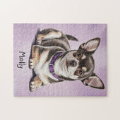 Niedlich Personalisiert Chihuahua Puzzle (Horizontal)