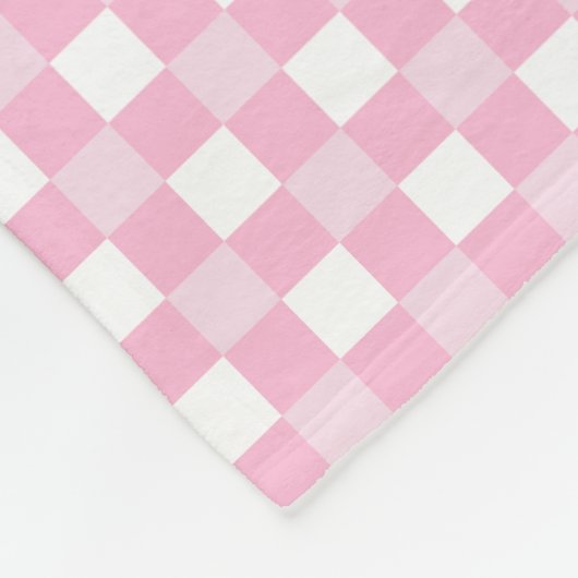 Niedlich Personalisiert ein Foto Rosa Fleecedecke (Ecke)