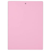 Niedlich Personalisiert ein Foto Rosa Klemmbrett (Rückseite)