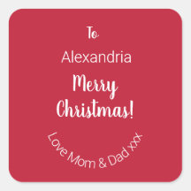 Niedlich Personalisiert frohe Weihnachten von Mama