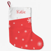 Niedlich Personalisiert Kleiner Weihnachtsstrumpf (Vorderseite)