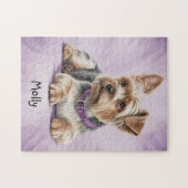Niedlich Personalisiert Yorkie Puzzle (Horizontal)