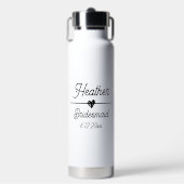 Niedlich Personalisierte Bridesmaid Trinkflasche (Vorderseite)