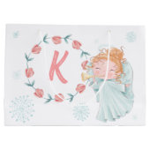 Niedlich Personalisierter Angel Große Geschenktüte (Rückseite)