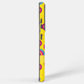 Niedlich Personalisierter Name Gelb Abstrakt Samsung Galaxy Hülle (Rechte Seite)