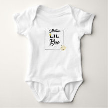 Niedlich Personalize Lil baby Bro