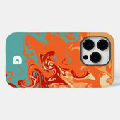 Niedlich Personalize Pastel Marbel Case-Mate iPhone Hülle (Rückseite (Horizontal))