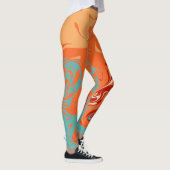 Niedlich Personalize Pastel Marbel Leggings (Rechts)