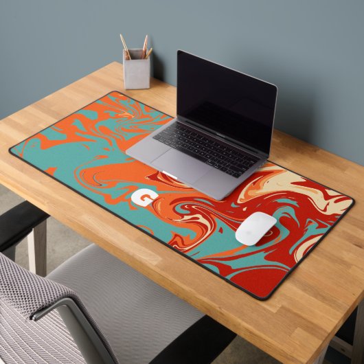 Niedlich Personalize Pastel Marbel Schreibtischunterlage (Büro 2)