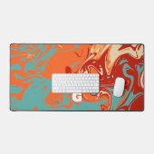 Niedlich Personalize Pastel Marbel Schreibtischunterlage (Tastatur & Maus)