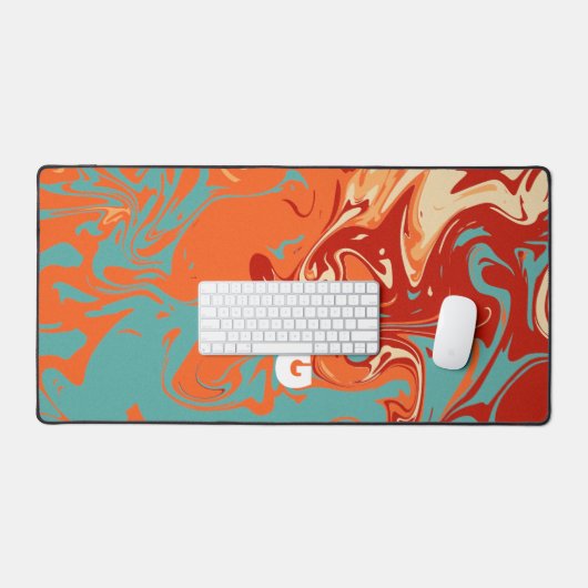 Niedlich Personalize Pastel Marbel Schreibtischunterlage (Tastatur & Maus)