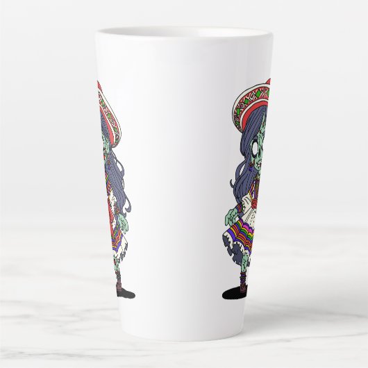 Niedlich Peruvian Zombie Milchtasse (Vorderseite)
