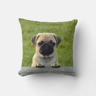 Niedlich Pet MOPS Puppy - personalisieren Kissen