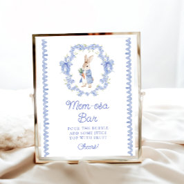 Niedlich Peter Rabbit Baby Dusche Mama-osa Bar Poster