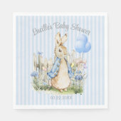 Niedlich Peter Rabbit Baby Shower Boy Serviette (Vorderseite)