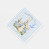 Niedlich Peter Rabbit Baby Shower Boy Serviette (Ecke)