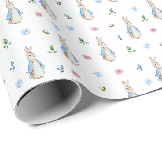 Niedlich Peter Rabbit Geschenkpapier (Rolleneckpunkt)
