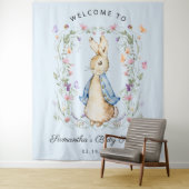 Niedlich Peter Rabbit Wildblumen Kinderdusche Wandteppich (Beispiel)