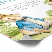 Niedlich Peter The Rabbit Baby Dusche Schnuller Ja Poster (Ecke)
