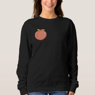 Niedlich Pfirsich Sweatshirt