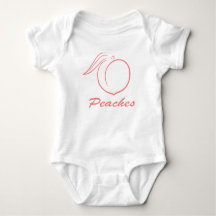 Niedlich, Pfirsiche Baby Bodysuit, Ein Stück