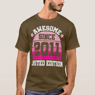 Niedlich Phantastisch seit 2011 11. Geburtstag 11 T-Shirt