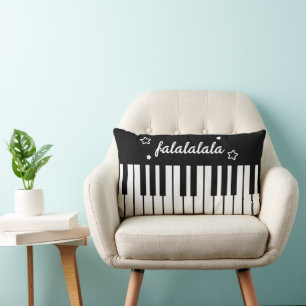 Niedlich Piano Keyboard Falalalala Music Lendenkissen