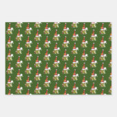 Niedlich Pickleball Weihnachtsgnomes Geschenkpapier Set (Vorderseite 2)