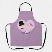 Niedlich Pig Couple Schürze (Vorderseite)