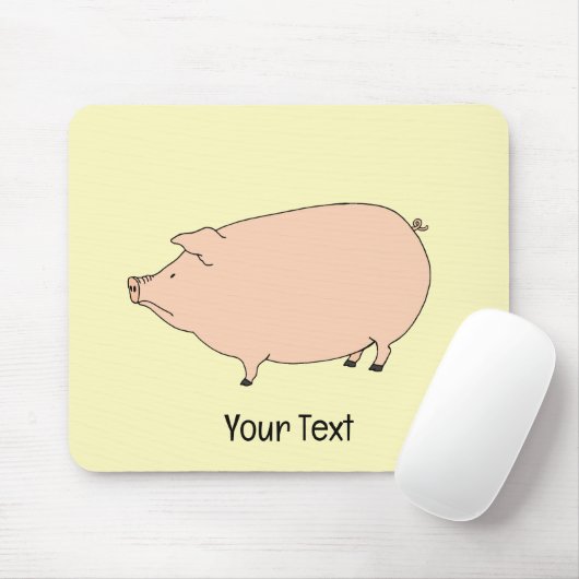 Niedlich Pig Mousepad (Mit Mouse)