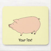 Niedlich Pig Mousepad (Vorne)