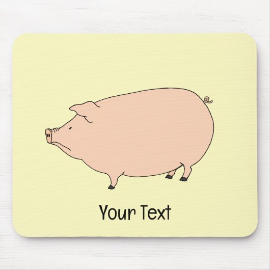 Niedlich Pig Mousepad (Vorne)