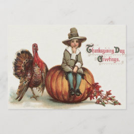 Niedlich Pilgrim Turkey Pumpkin Herbstlaub