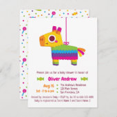 Niedlich Pinata Candy Fiesta Kinderdusche Einladun Einladung (Vorne/Hinten)