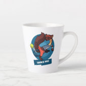 Niedlich Pine Marten Tennis Pro Trick Shock Cartoo Milchtasse (Rechts)