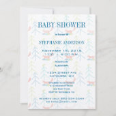 Niedlich Pines Fox Baby Shower Einladungen (Vorderseite)