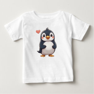 Niedlich Pinguin Baby T-shirt